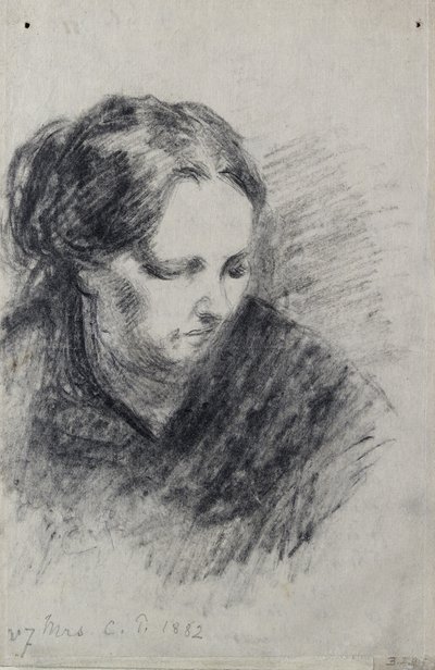 Porträt von Madame Pissarro, 1882 von Camille Jacob Pissarro